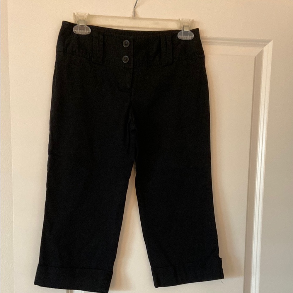 Tracy Evans Black crop pants Size 3